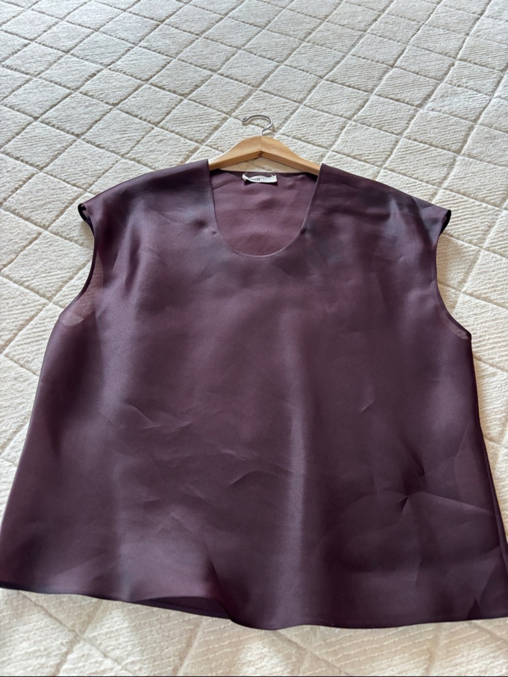 KHAITE silk organza chocolate brown top
Special occasion top 
Never worn